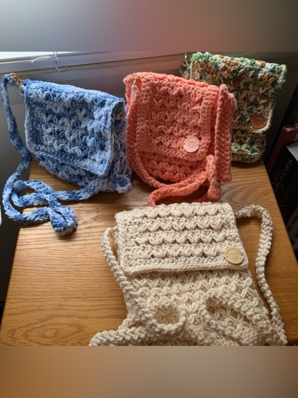 Crochet Bag Crossbody Bag Trendy Shoulder Bag, Casual Handbag U pick color